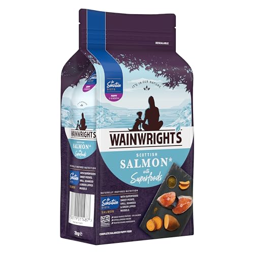 Wainwrights Sensitive Puppy Dry Dog Food Scottish Salmon With Superfoods 2kg