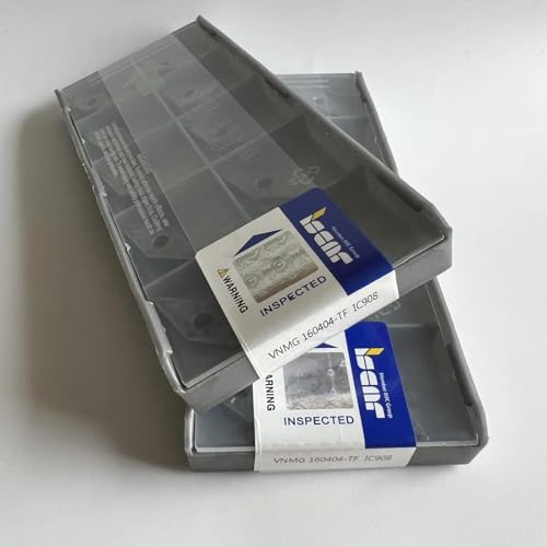 Lame carbure VNMG160404-TF IC908 pour tournage CNC en lot de 10 pièces