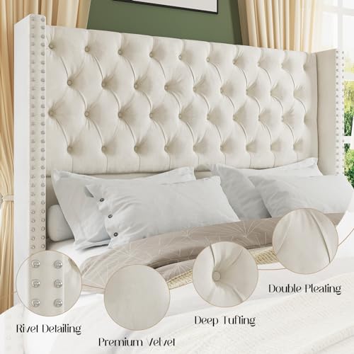 Jocisland BHB015-CA Queen Upholstered Bed Frame thumb #2