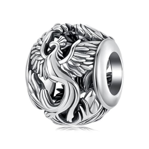 Abalorio de plata de ley 925 estilo chino compatible con pulseras Pandora para mujer