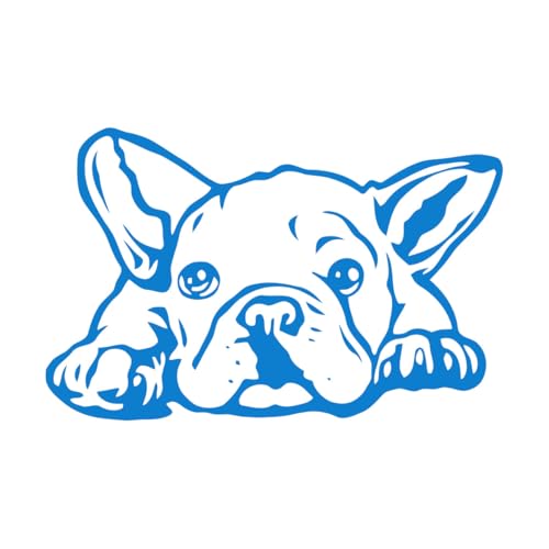 Bulldog Vinyl Wall Decal Living Room Decor Puppy Art Stickers Wall Window Tattoo Dog Grooming Salon Decoration Poster Large - 74x114cm