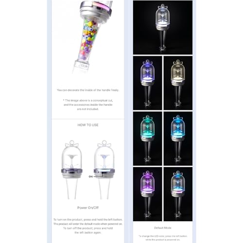 Image of ILLIT Official Lightstick + 3 Extra photocards Set