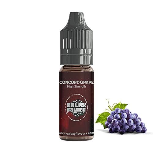 Aromatizante de uva Concord - Aromatizante alimentario de alta potencia - Más de 230 sabores - Botella de 10 ml.