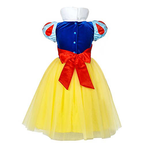 Loel Little Girl's Princess Costume Dress Up, Blue, 110 Cm For 3 Year #TOP1