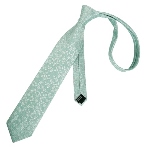 Image of Alizeal Mens 3.15inches Leaf Flower Pattern Tie Set