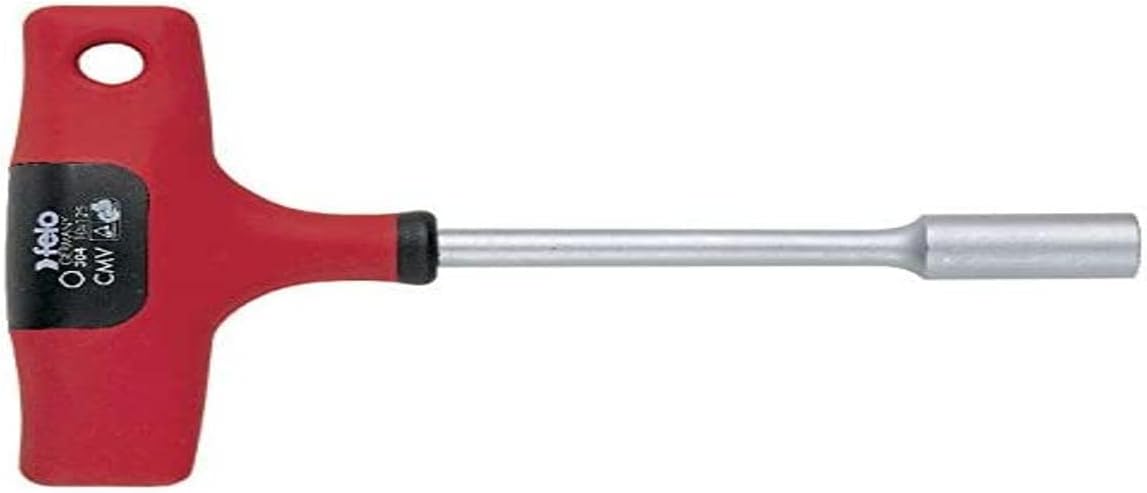 Felo T-Handle Socket Wrench with 2-Component Handle 8 mm