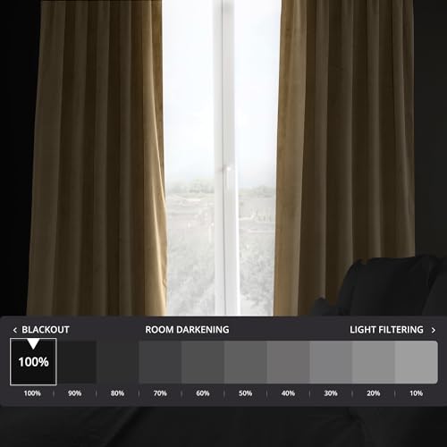 HPD Half Price Drapes Velvet Blackout Curtains/Drapes - Image 2