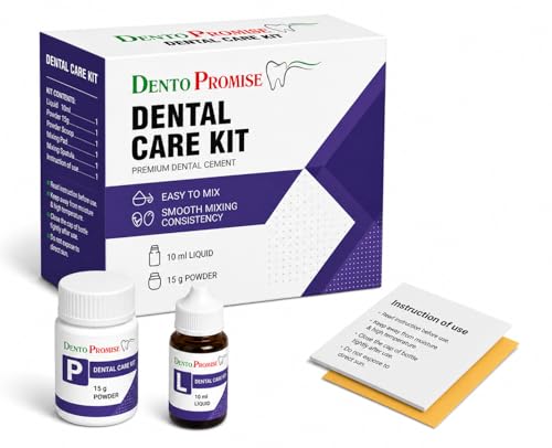 Zinc Oxide Eugenol Cement Dental Care Kit Glue for Crowns & Bridges Filling