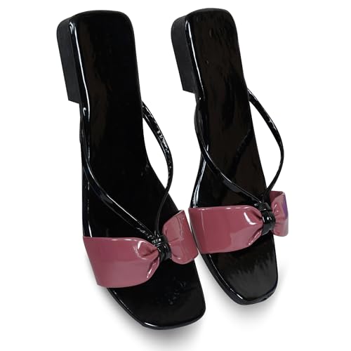 Image of Women's Slippers | Comfortable Flat Chappals for Women with Bow Detail | Stylish Casual Chappals, Trendy Summer Sandals, Comfortable Footwear for Daily Use