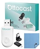 【正規品】オットキャスト ミニ OTTOCAST Mini オット キャスト ワイヤレスCarPlay&Android Autoアダプター ワイヤレス化 無線化 純正有線CarPlay/Android Auto【国内正規代理店/国内サポート】 (CA505-W(ホワイト))