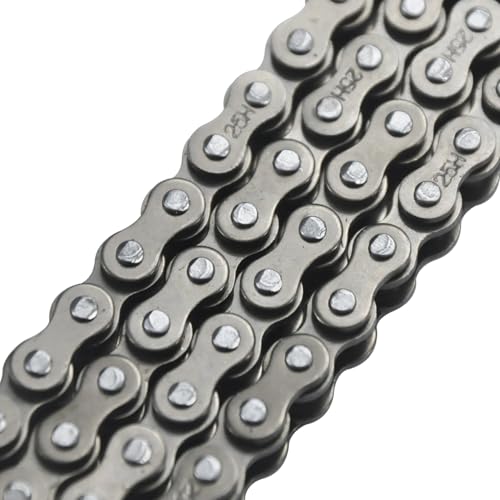 Image of HOLATO 25 Drive Chain 132 Link Chain Breaker Kit for Razor MX500 MX650 SX350 SX500 SX650 Rocket Bike Electric Off-Road Motocross #25 Roller Chain 132L for Mini Moto 50cc XRF50 Dirt Bike Heavy Duty