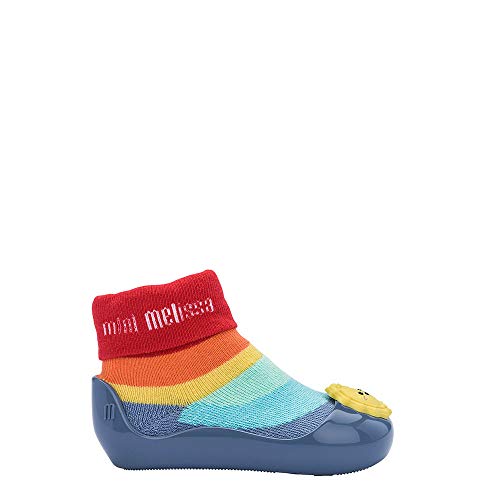 Mini Melissa Alpha Play Sunny Day Baby :Azul/Vermelho;Tamanho do calçado:25