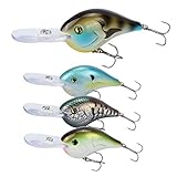 RUNCL Anchor Box - Deep Diving Crankbaits DDC240, Wobbler Fishing Lures, Hard Fishing Lures (Pack of 4)