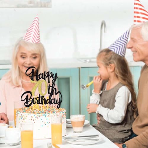 Image of 70th Happy birthday cake topper party decoration gift plugin | Cheers to 70 Years,70 & Fabulous /Hello 70th Legend since Awesome since1956 Straight Outta Party Decoration Gift Plugin