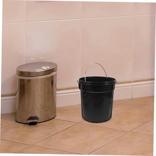 Bote de basura portátil de plástico 5L OUNONA miniatura 7