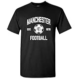 Manchester UK Away Kit World Classic Soccer Football Arch Cup T Shirt - X-Large - Black