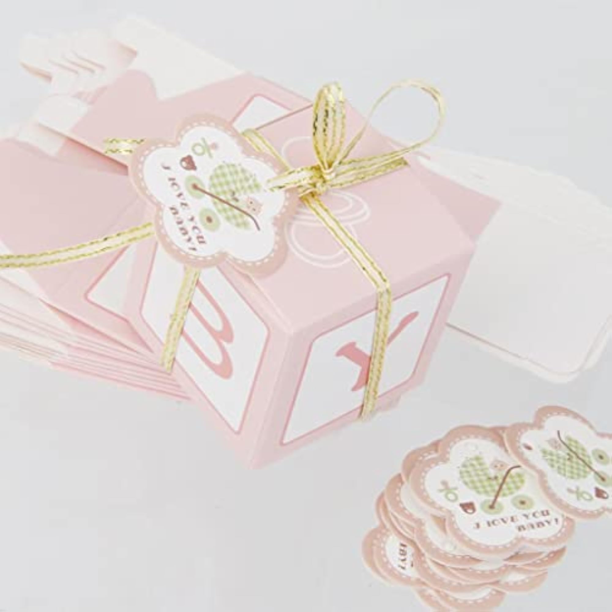 Set of 24pcs Paper Baby Candy Gift Boxes
