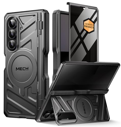 TONGATE for Galaxy Z Fold 7 �P�[�X�v���C�o�V�[ �X�N���[�� �v���e�N�^�[�A[MagSafe �ƌ݊���] �A���`�X�p�CZ7 �d�b�P�[�X�ASamsung Z Fold 7 2025 �p�̓����X�^���h���x���g�N���b�v���q���W�J�o�[�A�u