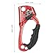 Lixada Climbing Hand Ascender 8-13mm Vertical Rope Access with Ergonomic Rubber Handle CE Certified Strong Rappelling Gear Equipment for Rock Climbing Tree Arborist, Rescue Caving