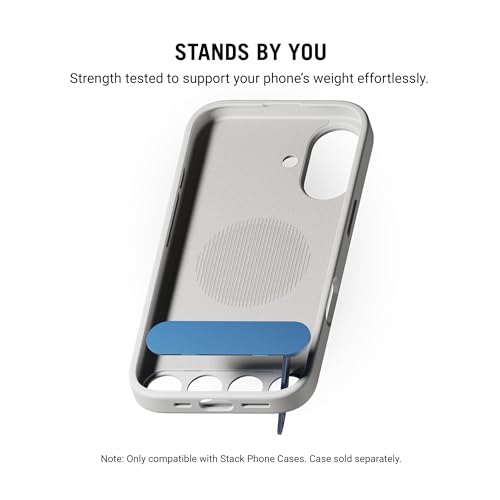 Image of DailyObjects Stack Phone Kickstand /Phone Stand /Mobile Holder, Vertical and Horizontal Stand, Adjustable Angle, Compatible with iPhone - Indigo Blue