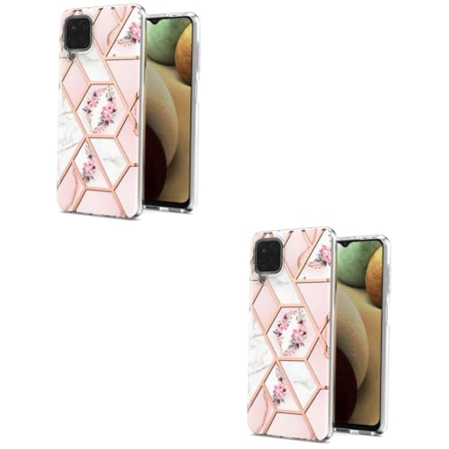 Coque de TPU marbre floral antichoc et anti-rayures au style moderne