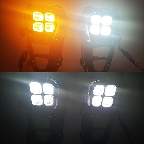 BAKUGO 2 Peças LED Luz De Circulação Diurna Luz De Para-Choques Dianteira Conjunto De Lâmpada De Nev