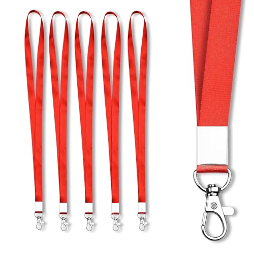 Image of 24mm or 1 inch thick Lanyards with Badge Clip