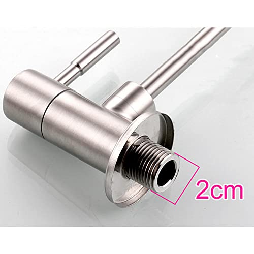 Robinet de cuisine filtre eau froide murale acier inoxydable ouverture 2cm - 3