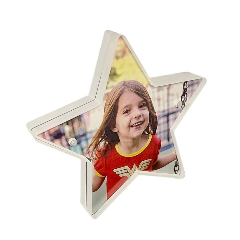 The Star Magnet Frame 5x5 Clear/Frost by Canetti(r) - 5x5