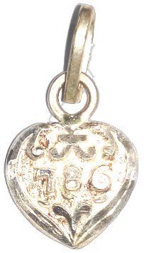 RC SARKAR Sterling Silver 786 locket 