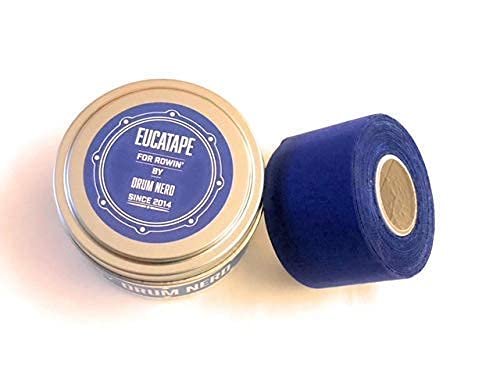 Eucatape Eucalyptus Infused Rowing Tape For Men & Women – Heals And Protects Hands From Blisters Cuts Dry Skin, Better Than Rowing Gloves For Strength & Grip Indoor Outdoor Sculling, Blue #TOP4