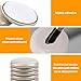 Furniture Sliders for Carpet and Hardwood Floors, 20 Pack 45mm Heavy Duty Self-Adhesive Gliders for Furniture, Washing Machine Sliders for Heavy Items, Round Furniture Sliders for Easy Movement