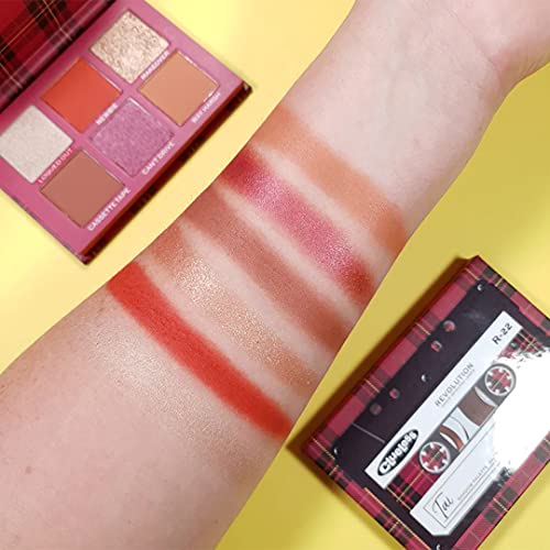 Image of Makeup Revolution Clueless x Revolution Tai Rolling with the Homies Palette Nude Eyeshadow Long Lasting Multi Reflective Shimmer Matte Glitter Pressed Pearls Eye Shadow Makeup Pallet (Pack of 2)