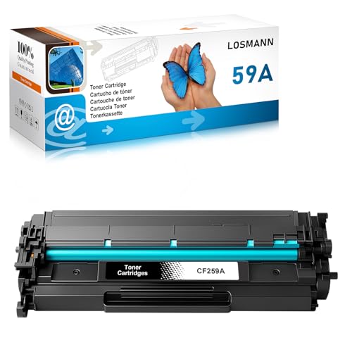 Toner compatible HP CF259X 59X noir avec puce intégrée pour des impressions laser nettes