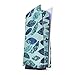 DeinDesign Skin Compatibile con Sony Playstation 5 PS5 Disc Edition Pellicola Adesivi Piuma Oceane Glitter Look