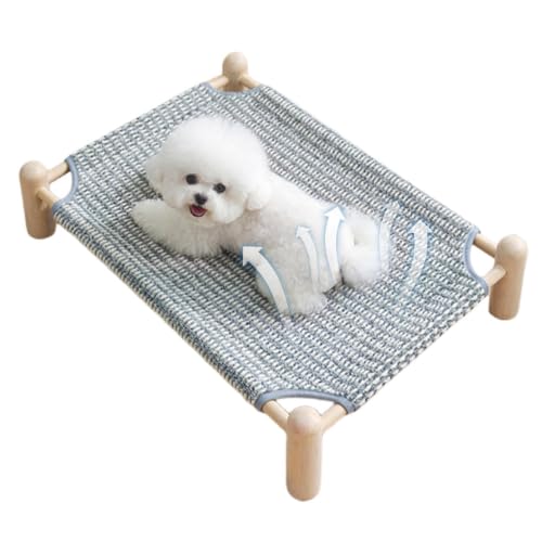 Cama elevada para gatos de 45x15x10 cm con plataforma estable y transpirable 8