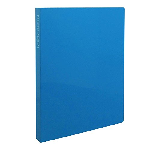 SEKISEI Album Pocket Photo Album High Transparent L Size 80-Sheet L 51 ~ 100 Sheets Blue KP-80M