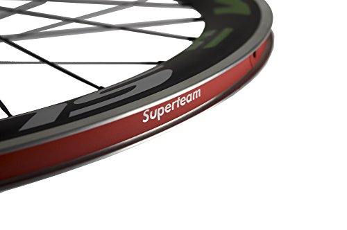 Superteam 60Mm Carbon Fiber Alloy Clincher Wheelset 23Mm Width Alloy Rim For Bike 700C #TOP6