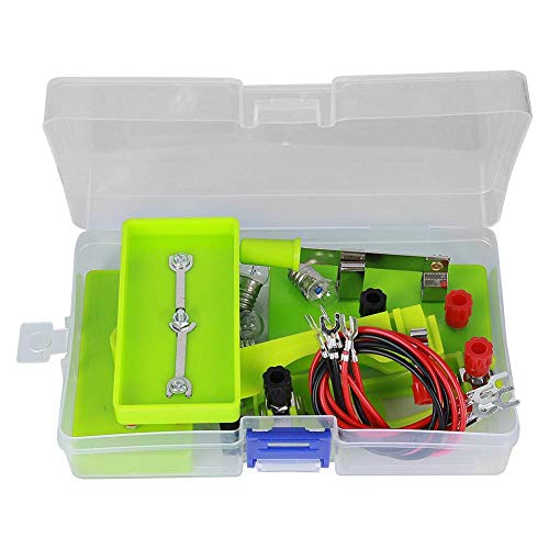 Kit de Aprendizaje de Circuito para niños, Serie de experimentos de Circuito eléctrico de Bricolaje y Circuito Paralelo para Aprendizaje de Circuito de Principiante(Circuito Paralelo en Serie)