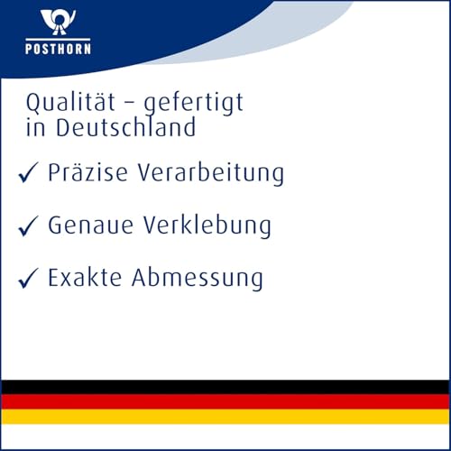 POSTHORN Briefumschläge Din lang (1000 Stück) | Briefumschlag ohne Fenster selbstklebend | Din lang Umschläge ohne Fenster mit 75g/m² Grammatur | Grauer Innendruck | 110x220mm | Weiß