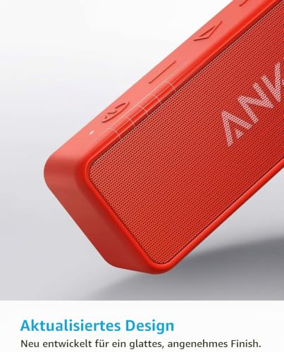 soundcore Anker 2 Bluetooth Lautsprecher, Enormer Bass mit Dualen Bass-Treibern, 24h Akku, Verbesserter IPX7 Wasserschutz… – Ansicht 5