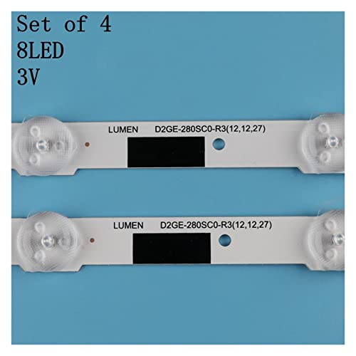 Tira LED D2ge-280sc0-r3 para repuesto de TV Samsung de 28 pulgadas 4