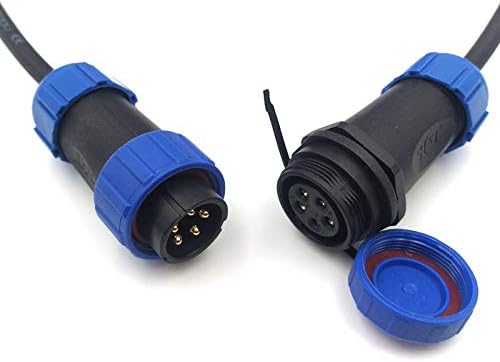 Miniatura 6 de SP21 2Pin  12Pin IP67 Conector de cable impermeable, conector de montaje en panel, conector de cable de aviación (5 pines)