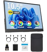 Amazon.co.jp: 【2026最新】 モバイルモニター 10.5 インチ 非光沢IPS