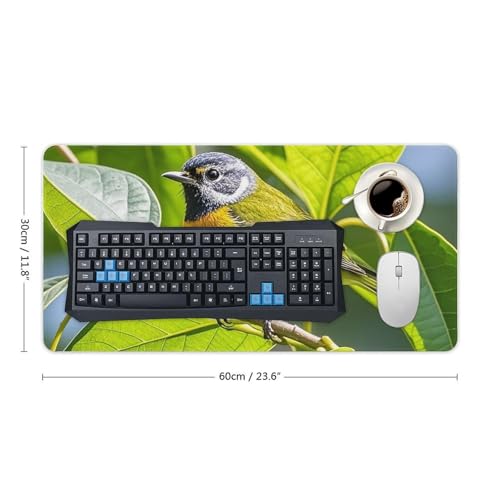 Alfombrilla Gaming Grande Blanco 60x30 cm Antideslizante miniatura 2