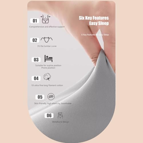 Coussin lombaire flexible soutien dos ergonomique lit et siege - 4