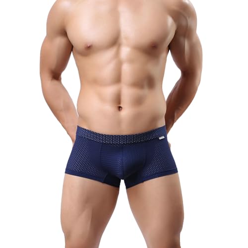 MuscleMate Men's Mesh Stretch Trunks Underwear. Breathable and Stretch Fit. All-day Comfort.