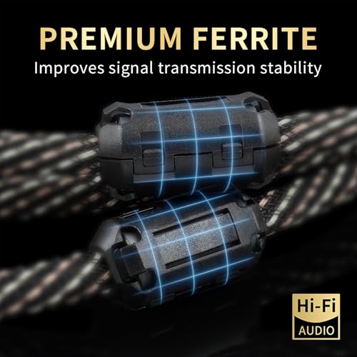 Cable de Audio AUX 3.5mm a 3.5mm 1 m Nylon miniatura 4