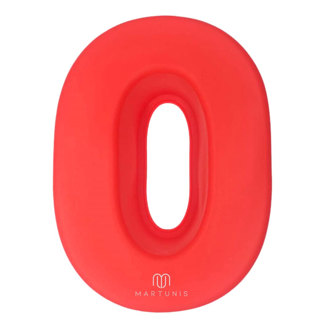 MARTUNIS Large Silicone Number 0 Cake Mould Baking for Birthday Party, Wedding and Anniversary 0 1 2 3 4 5 6 7 8 9 - Number Cake Mould/Tin (Large-0) 25cm