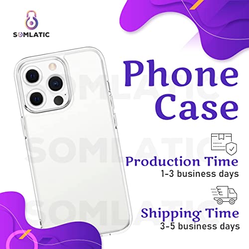 Somlatic Custom Name Phone Case Personalized Customized Case With Name Handwritten Style Protective Cover Clear Cases Compatible With Iphone 14 13 12 11 Pro/Pro Max/Mini/X Xs Xr #TOP6